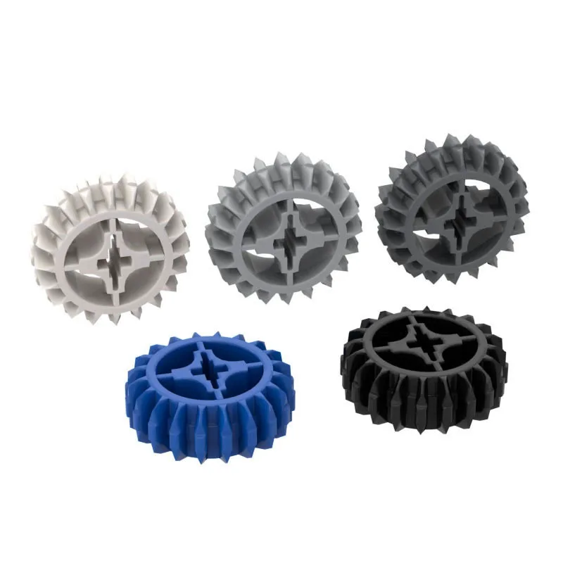 10개 32269 기어 20톱니 이중 베벨 브릭 장난감 기술용 MOC 빌딩 블록 호환 하이테크