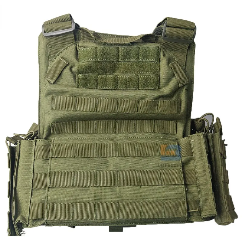 O.D Green Use Outdoor Camping Tactical Vest Plate Carrier Vest