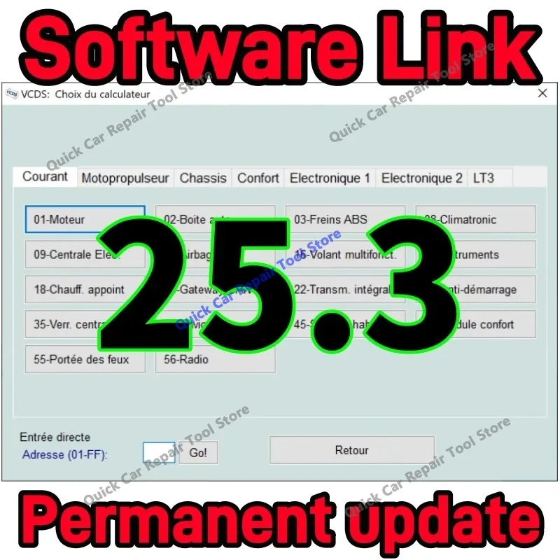 2026 Newest  VCDs 25.3 OBD2 Scanner VAG-COM VCDS HEX V2 Multilingual Interface Garage Software with Unlimited VINs Latest Update