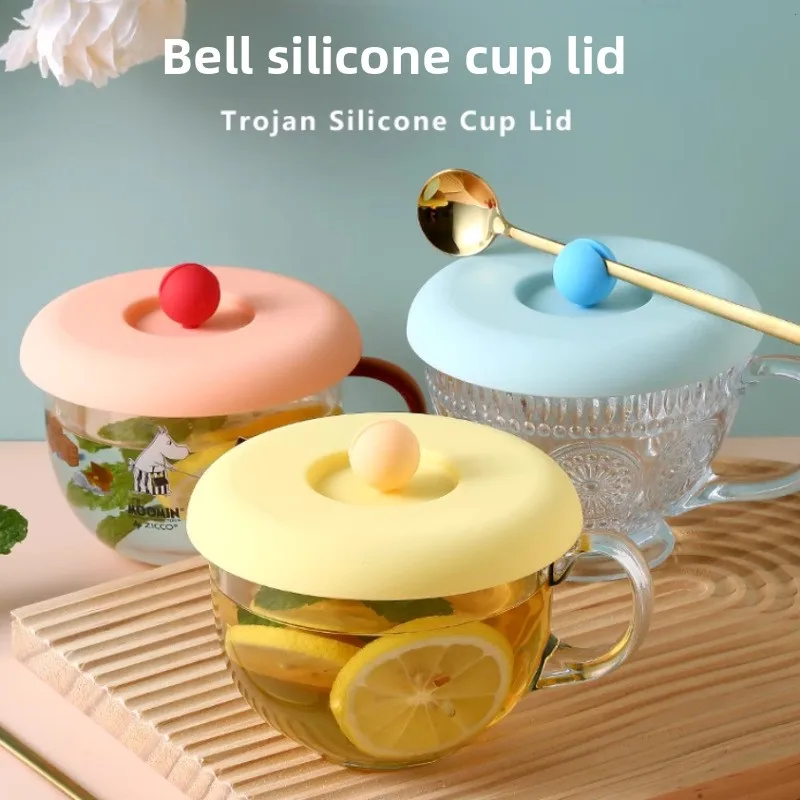 Silicone Mug Lid – Leakproof Dustproof, Strong Suction, Flexible Spout Design, Reusable Cup Cover for Home Travel Office