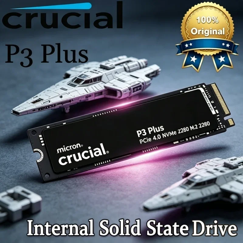 Internal Hard Drive OEM Package Crucial P3 Plus 1TB 2TB PCIe Gen4 NVMe M.2 SSD Crucial NVME 2280 P310 1TB SSD Crucial T500 1TB