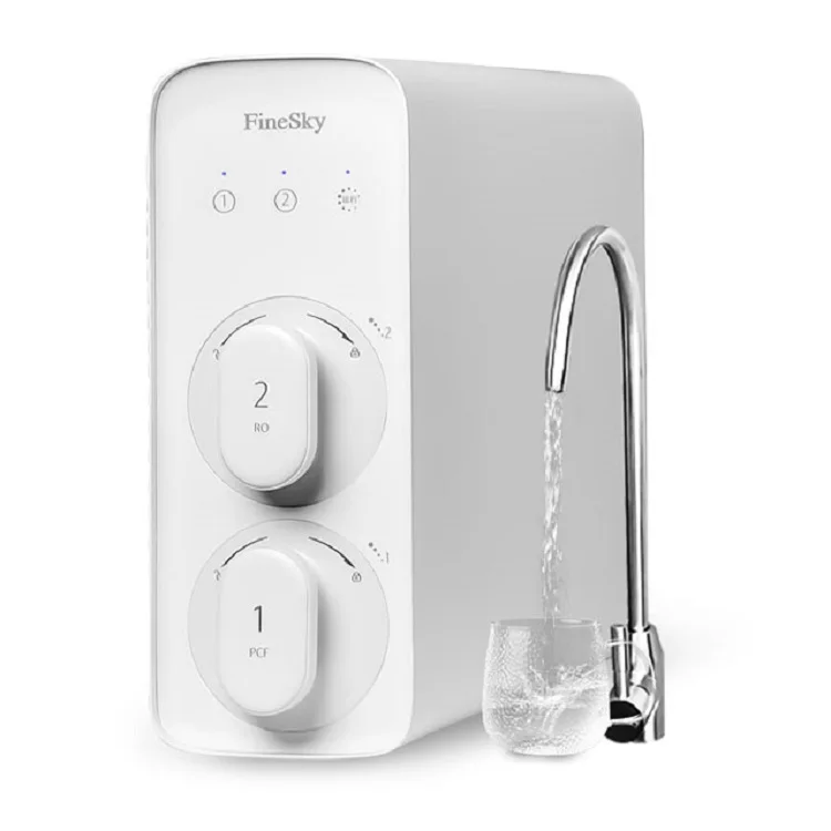 Best Seller Electric High-Efficiency 5-Stage RO Water Purifier 600 GPD Plastic Countertop Smart Self-Cleaning 3-Year Warranty