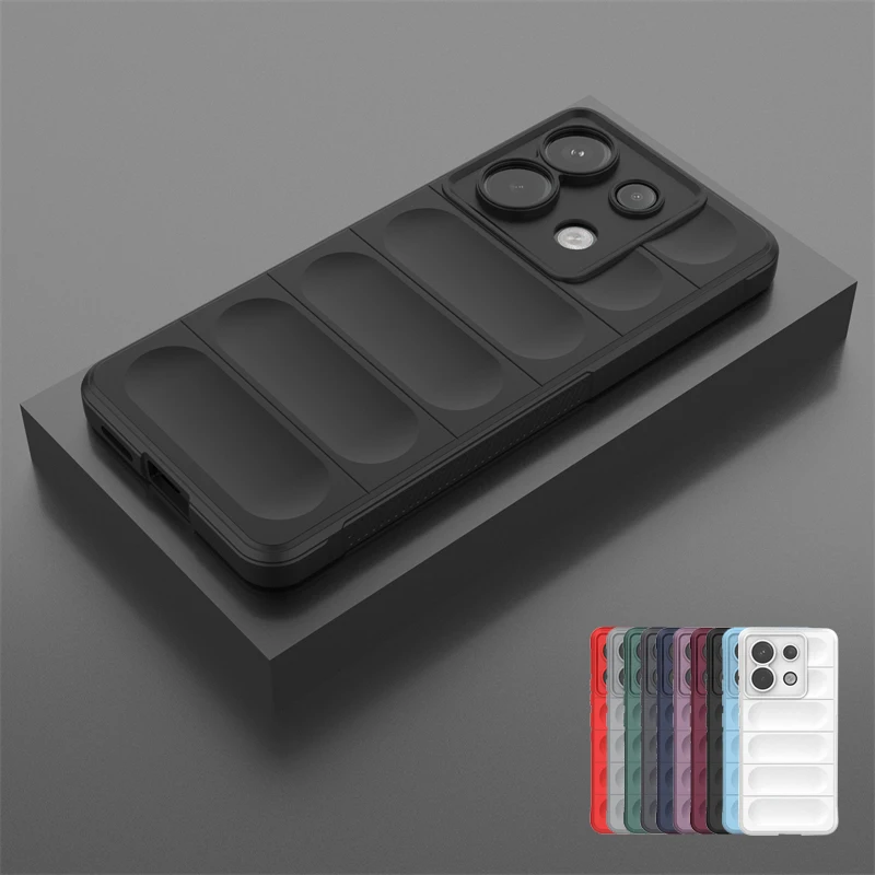 

For Poco X6 5G Case Cover Xiaomi Poco X6 Pro 5G Capas Shockproof Colour Back Lens Protective Bumper Soft TPU Fundas Poco X6 5G