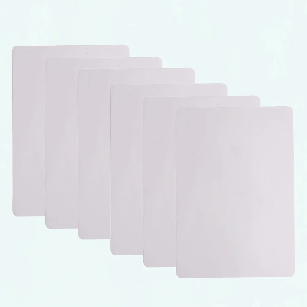 6Pcs Practice Skin Silicone Blank Sheet Soft Realistic Texture Eye Training Synthetic Material for Beginners