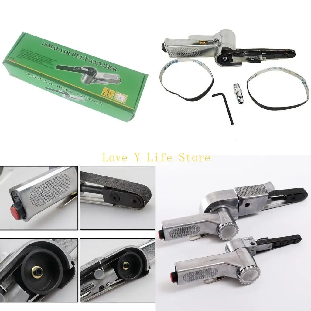 

L74C 3/8" Air Belt Sander Sanding Machine Grinding Machine Belt for Woodworking Metal