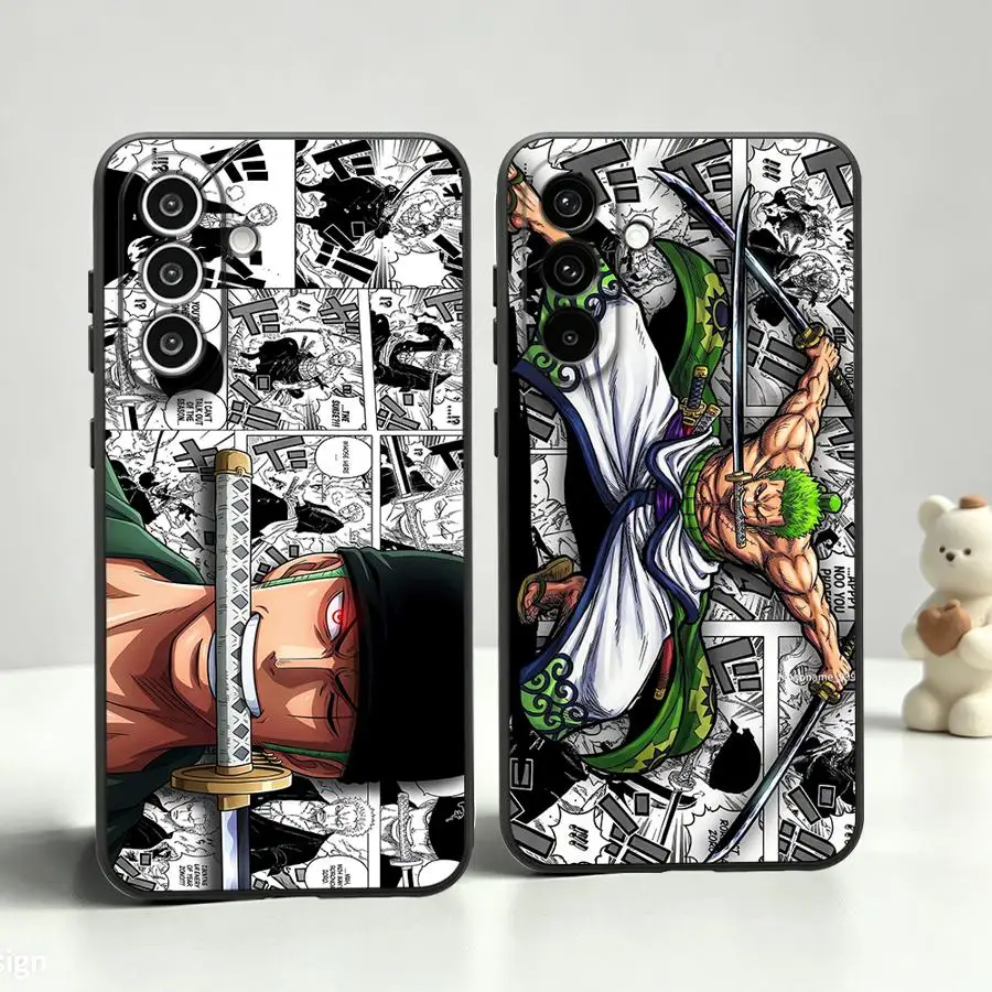 Hot Ones Pieces Z-Zoro Case for Samsung Galaxy A73 A51 A23 A25 A16 A52 A36 A53 A17 A57 A15 A06 A37 A05 A55 Phone Cover A12 A13
