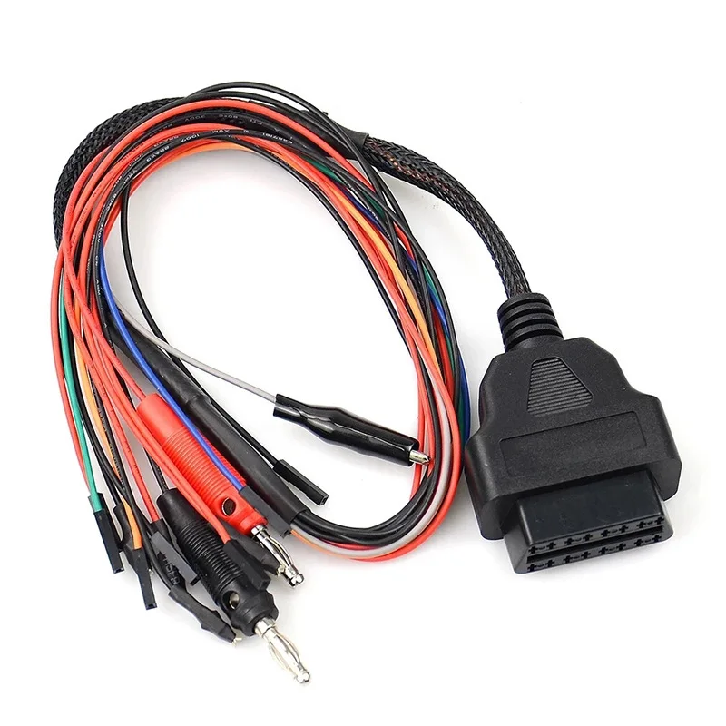 ECU Bench Pinout Cable MPPS V18 V21 Tricore OBD2 Breakout Cable 12V Switch Voltage Detection Programming Diagnostic Adapter