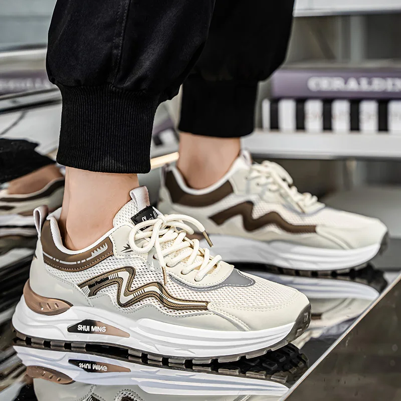 

Модная повседневная спортивная мужская обувь с дышащей сеткой