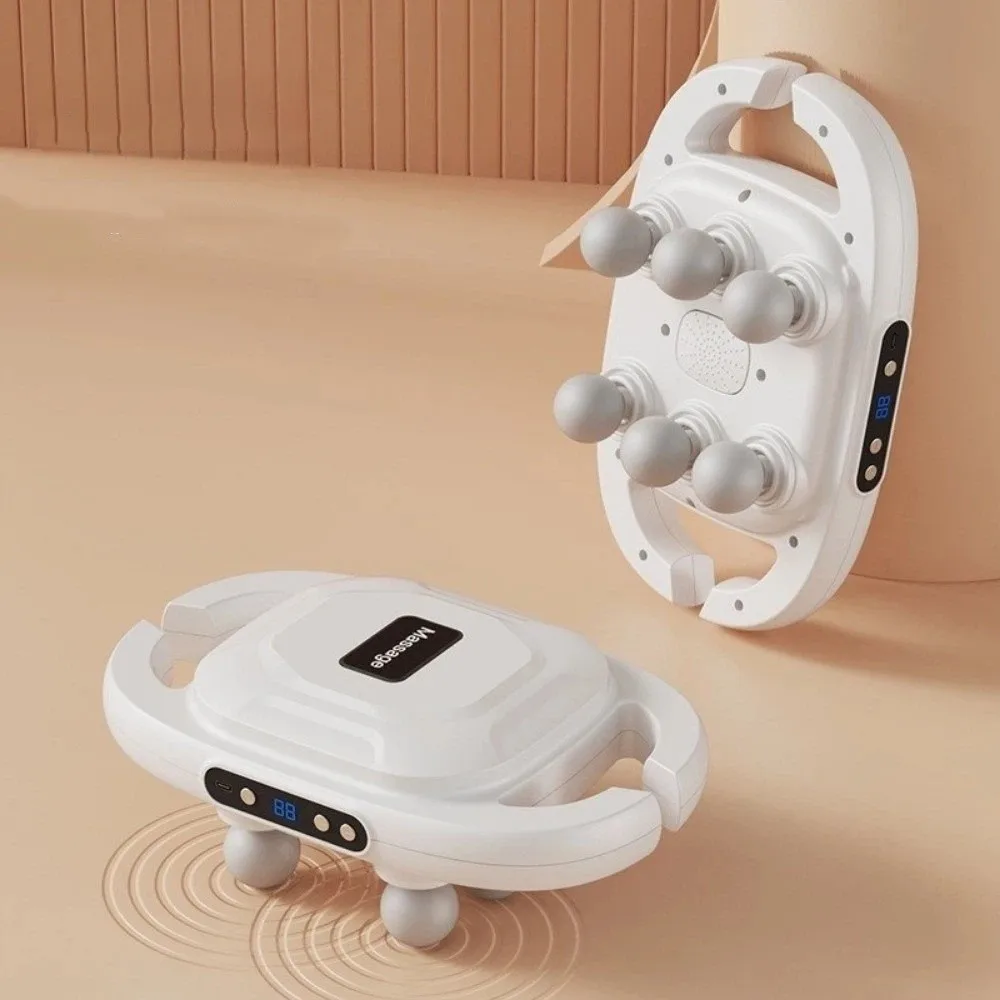 

Профессиональный массажер для фасций с 6 насадками, высокочастотный массажный аппарат, 9 режимов, перезаряжаемый массажер для фасций