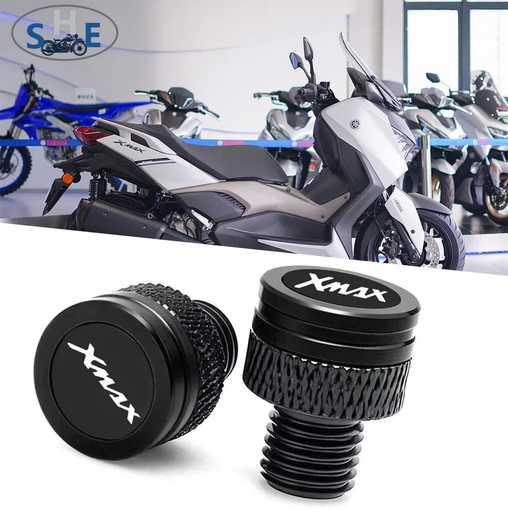 Motorrad CNC Rückspiegel Lochkappen-Stecker Zubehör für Yamaha X-MAX 300 XMAX 300 XMAX 250 125 400