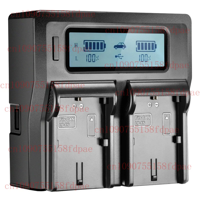 

Двухканальное зарядное устройство с ЖК-дисплеем для Canon BP950 BP970 BP915 BP924 BP930 BP945
