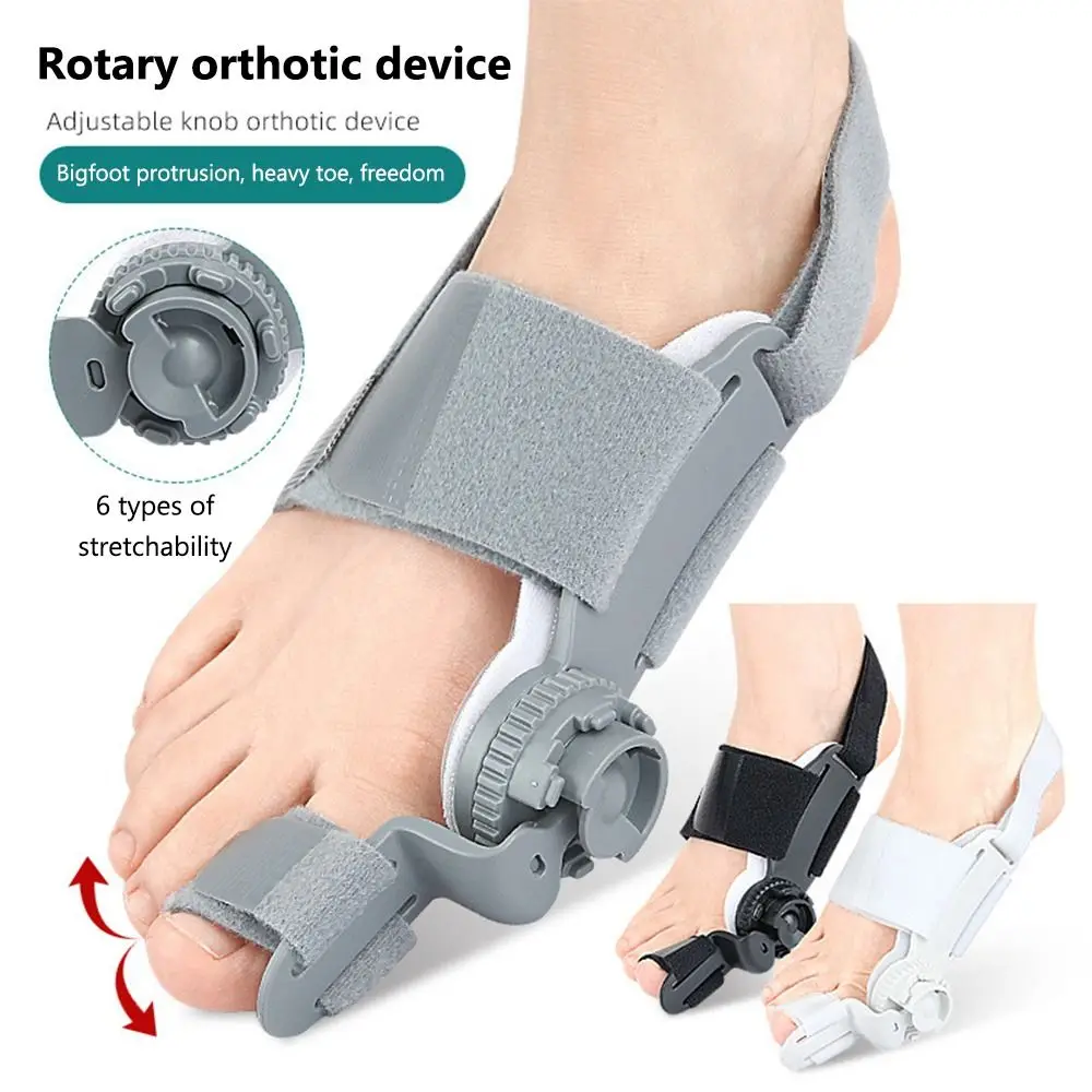 Useful Adjustable Toe Corrector Hallux Valgus Rotatable Bunion Corrector Pedicure Foot Care Orthopedic Supplies Foot
