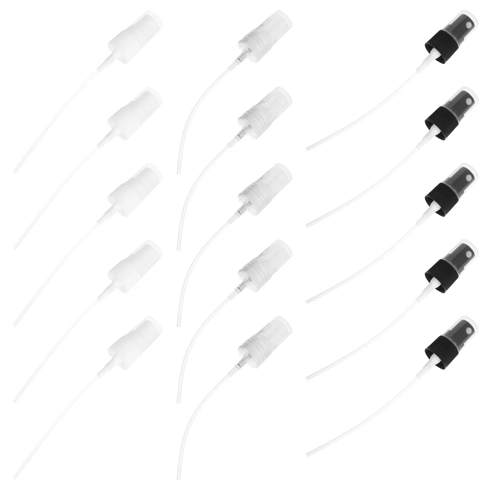 

15Pcs Replacement Perfume Spray Head for Travel Bottles Premium Leakproof Mist Sprayer Caps Compact Portable Spary Bottle