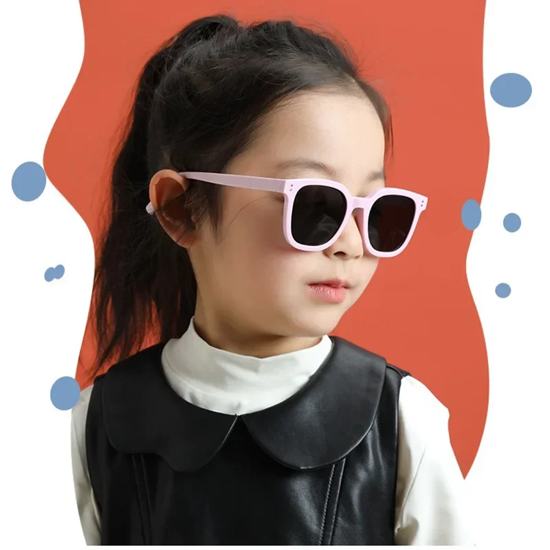 Children's Small Frame Square Sunglasses Girl Brand Designer Fashion Sun Glasses Boys Outdoor Shading Eyewear UV400 Gafas De Sol