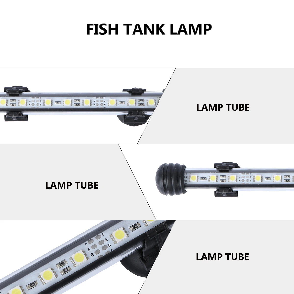 

1PC Aquarium Aquatic Plant Lamp Landscape Lighting Lamp Waterproof LED Lighting Lamp Fish Tank Decorative Lamp for Fish Tank (19