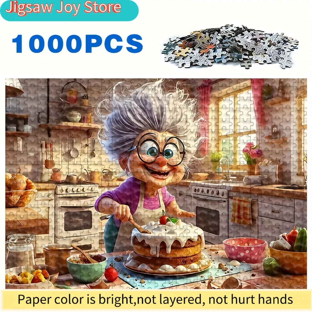 500/A - Puzzle, Alta Qualità, Spessi e Resistenti, Senza Giunture, Esercitano Pazienza, Concentrazione e Sono Divertenti per Alleviare lo Stress