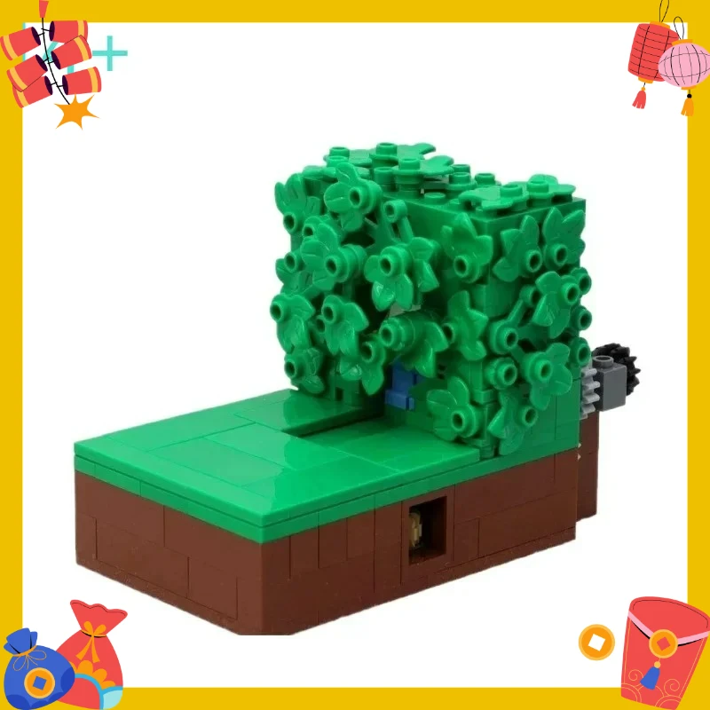 Moc Shop - Regalos DIY, Bloques de Construcción, Ladrillos Tecnológicos de Homer Entrando en las Arbustos, Juguetes para Adultos, Cumpleaños, Navidad, Festividades, 200 Piezas