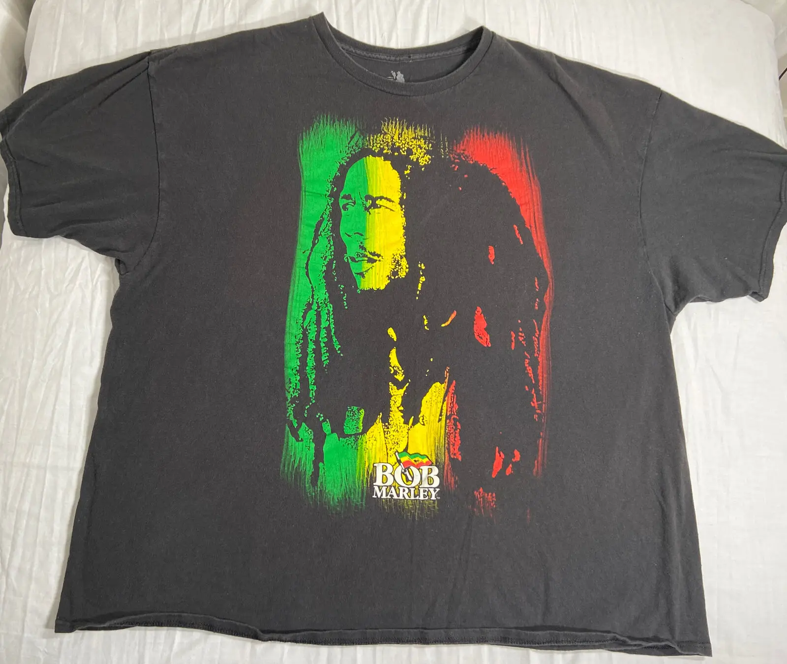 Zion Rootswear x Bob Marley T-Shirt Adult 3XL Black Graphic Tee