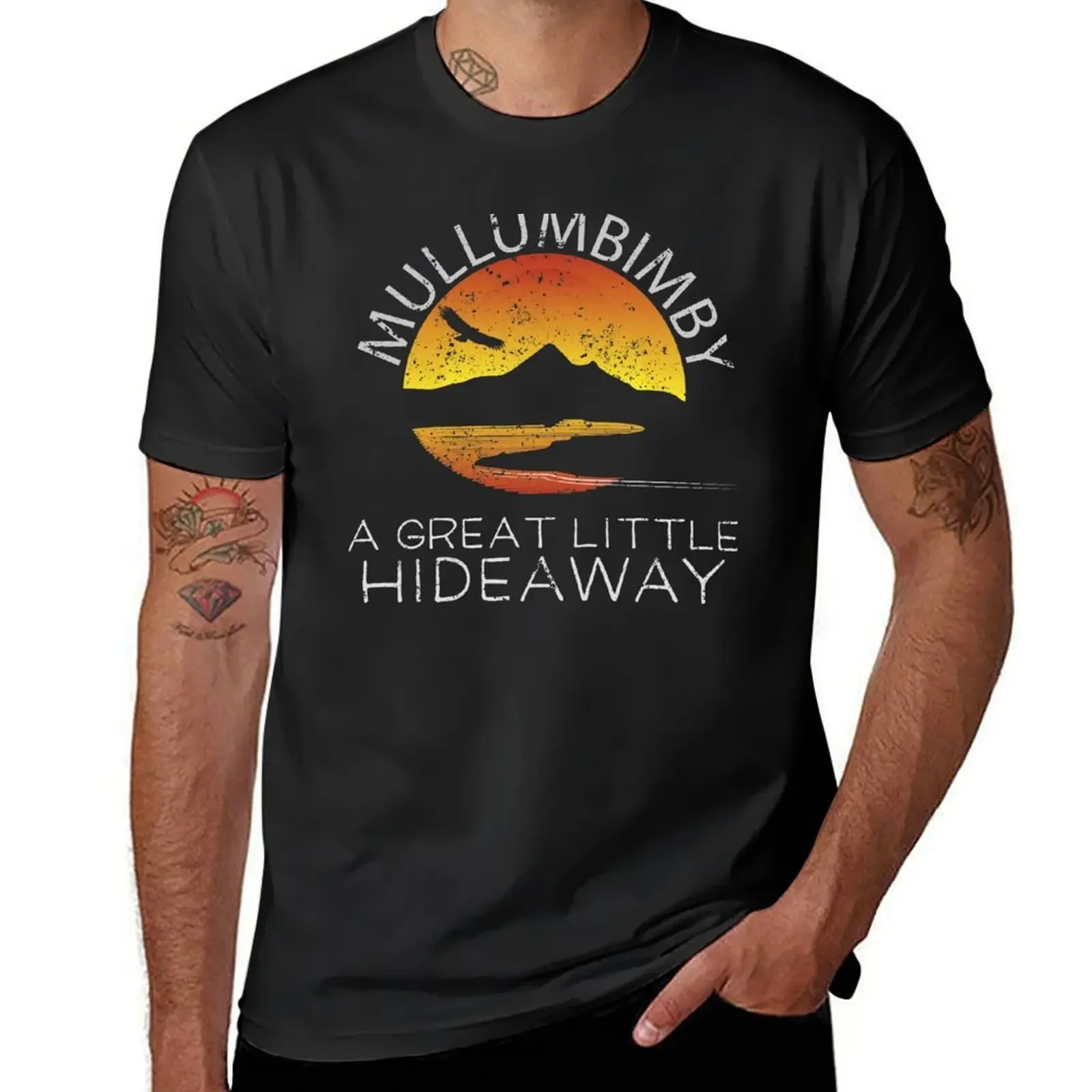 Mullumbimby A Great Little Hideaway T-Shirt summer shirt cute clothes funny meme t-shirts plus size men clothing