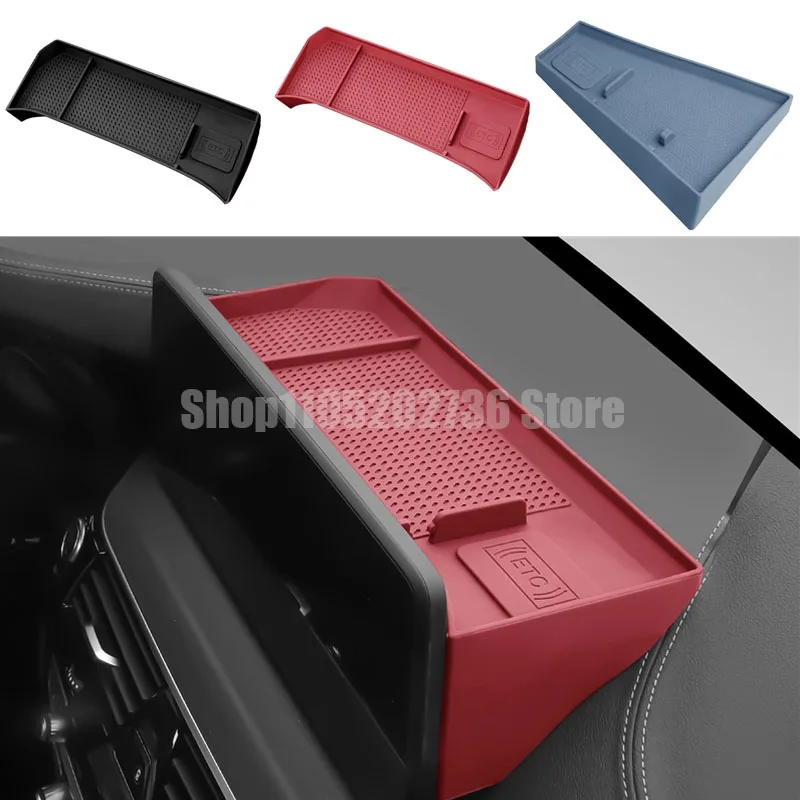 

Dashboard Rear Storage Box Fit for BMW 3 5 Series X3 X4 X5 X7 2018-2023 2024 2025 2026 Car Instrument Storage Box No Noise