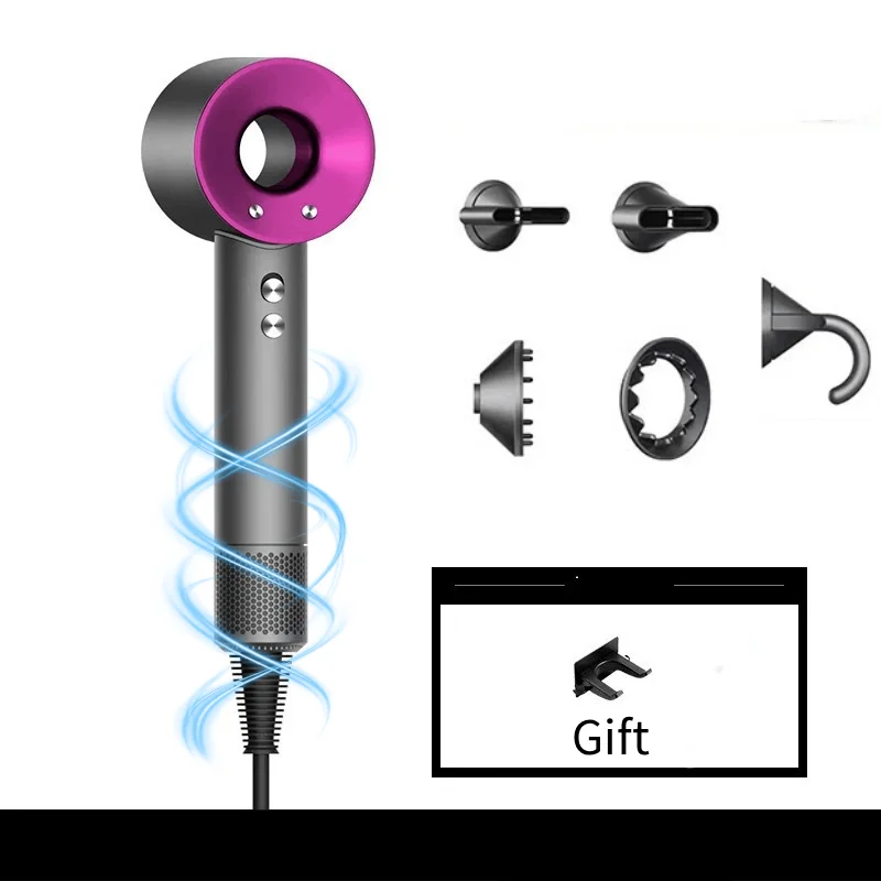 

Professional Hair Dryer Negative Ion High Speed Low Noise Hairdryer Fast Heating Blow Dryer Hot Cold Wind Hair Styling Tools