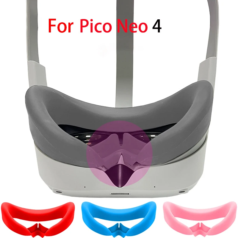 

For Pico Neo4 Host Silicone Protective Case Vr Glasses Accessories Anti-Leakage Light Replacement Silicone Mask
