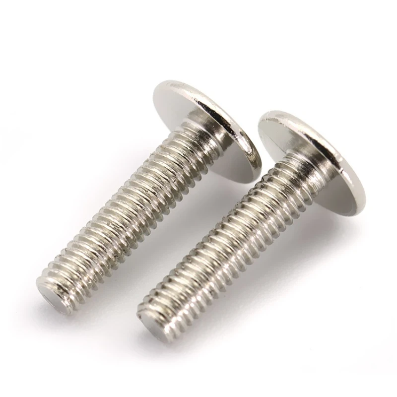 M1.2 M1.4 M1.6 M2 M2.5 M3 M4 M5 M6 Nickel Plated Cross Ultra Thin Flat Wafer Head Bolt Laptop Screws