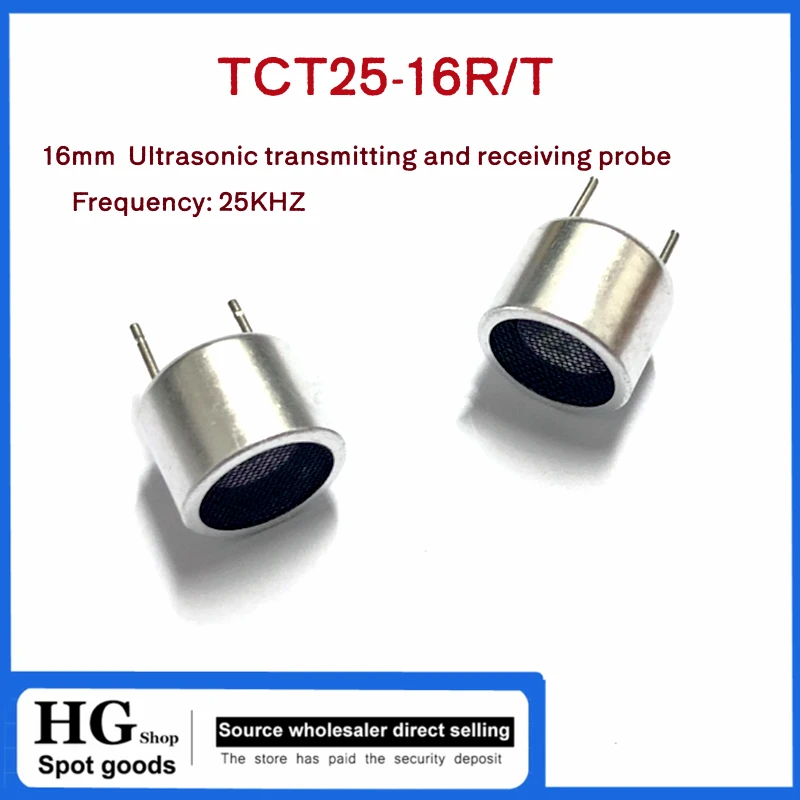 10PCS/Lot TCT25-16T/R 25KHZ 16MM Transmit Receive Ultrasonic open sensor 16mm 25khz ultrasonic (split type) Ultrasonic probe