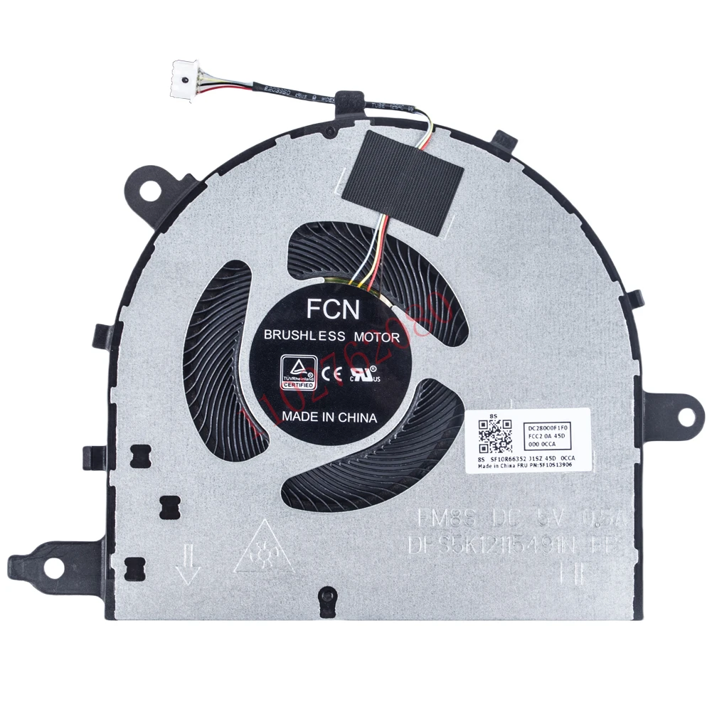 

Replacement Laptop CPU Cooling Fan for Lenovo xiaoxin 15-are 15-ITL 2020 ideapad 5-15ITL05 5-15ALC05 Series 5F10S13906