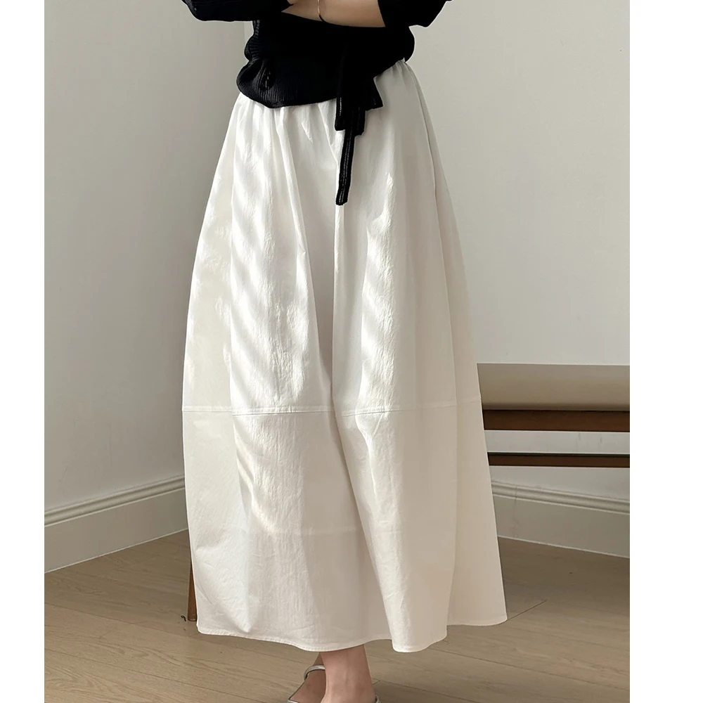 2025 New Arrival Women Summer Long Cotton Skirt High Waist A-Line Boho Maxi Skirts Faldas Femme Streetwear