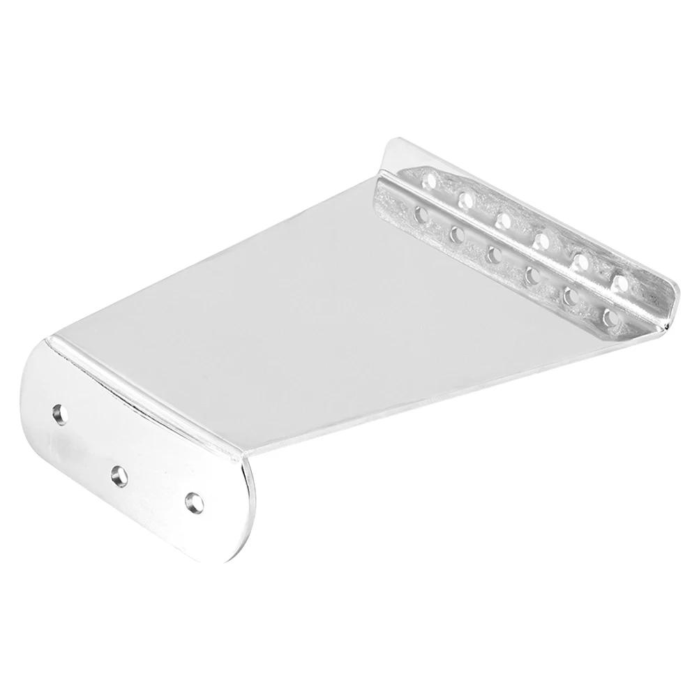 

6 String Tailpiece Silver GA432 Jazz Parts Bridge Metal Electric Accessories 6 String Guitar Tailpiece Replacement