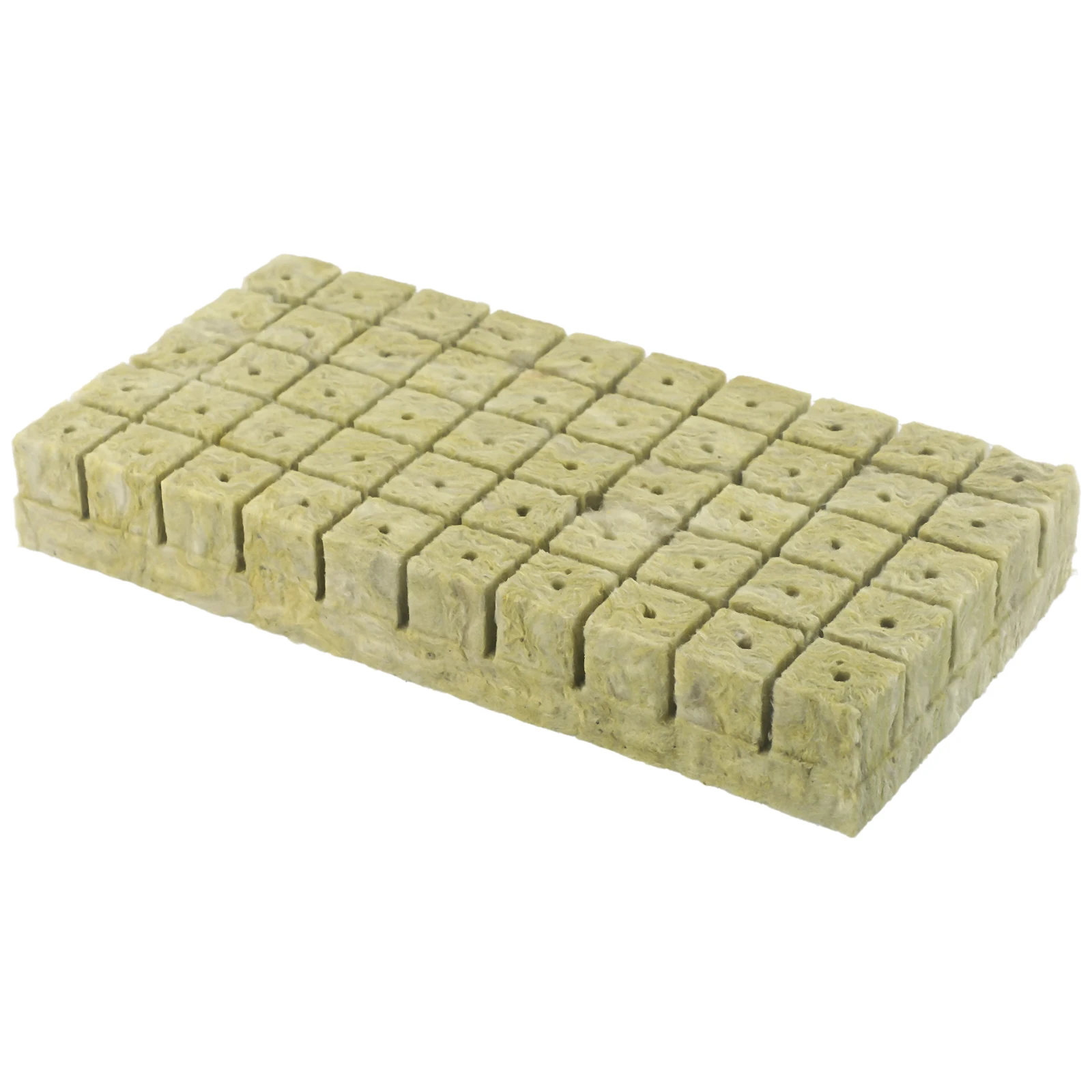 50/100 قطعة 25x25x40 مللي متر Stonewool Hydroponi تنمو وسائل الإعلام مكعبات مكعبات النبات بدون تربة الركيزة البذور الصوف الصخري P-التوصيل Seedlin-g كتلة #6