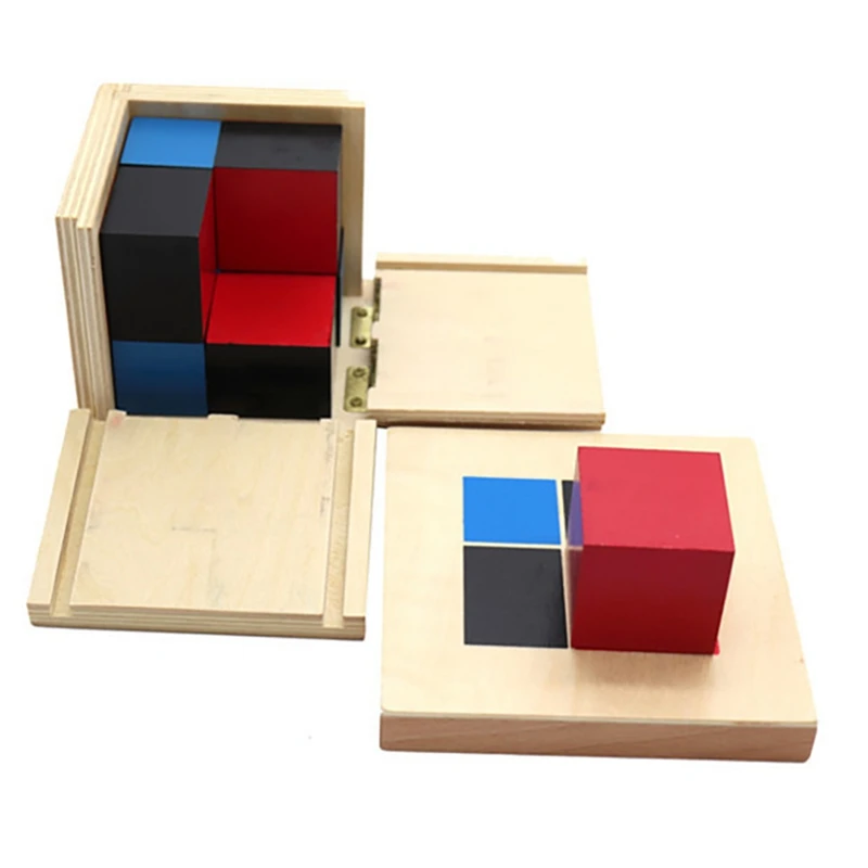 Early Learning Educational Toys Wooden Trinomial Square For Toddlers Preschool Training Learning Toys Great Gift