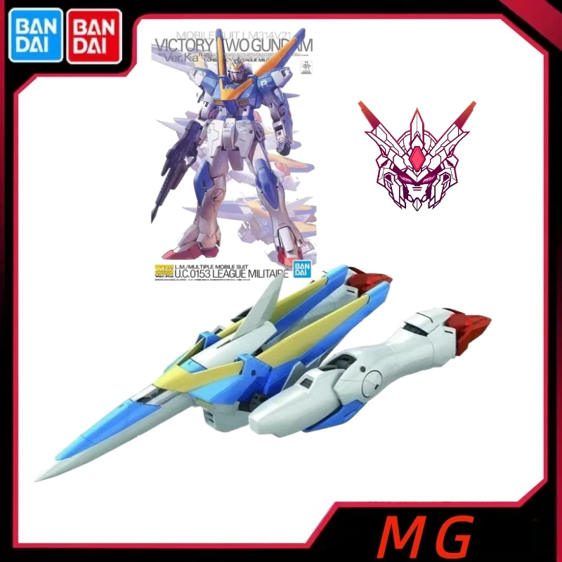 

В наличии Bandai Original Gundam MG 1/100 V2 Сборка моделей Коллекция праздничных подарков Украшения Фигурки аниме