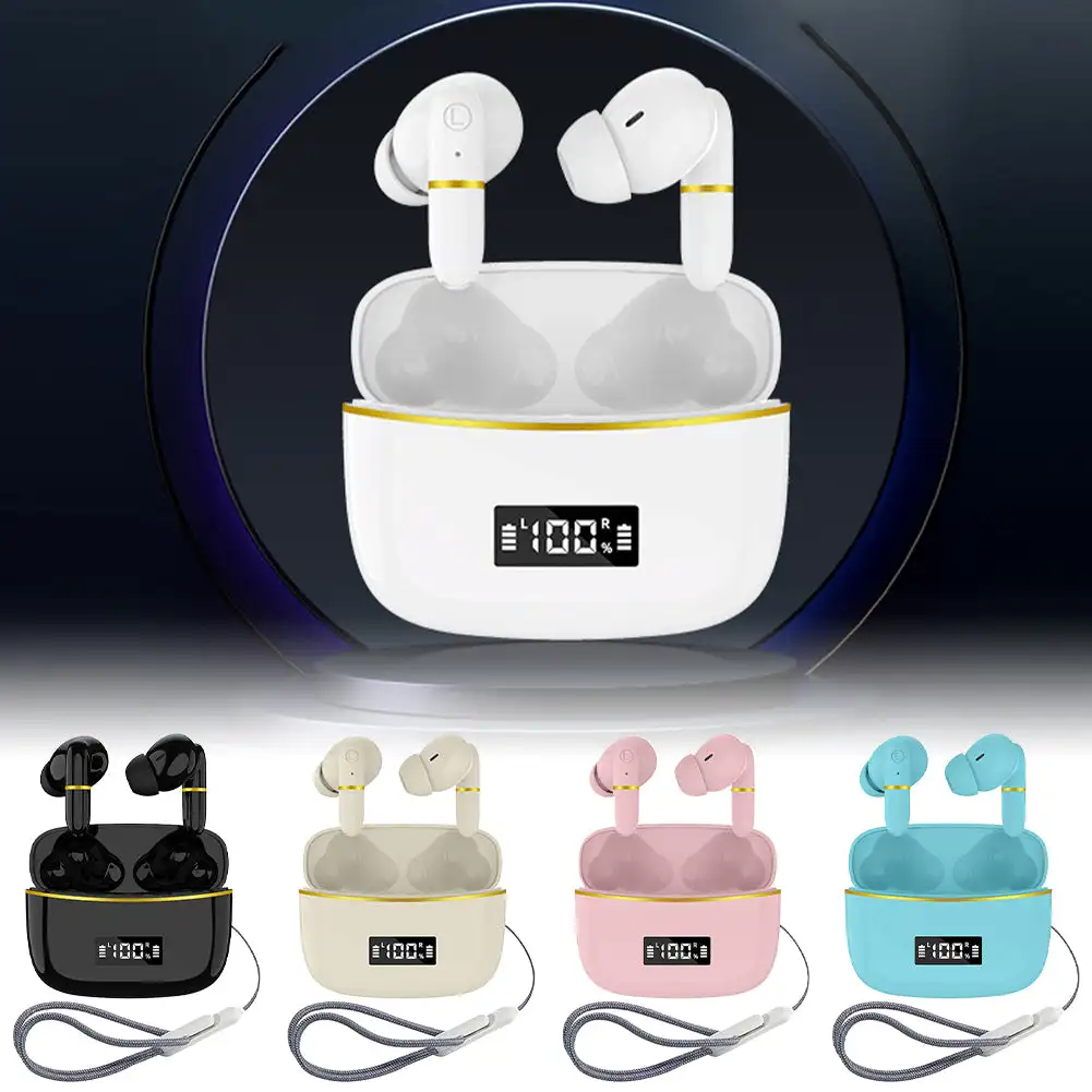 Wireless Bluetooth Smart Translation Headset In-Ear Sports Earphones TWS Stereo Business Headphones With Digital Display