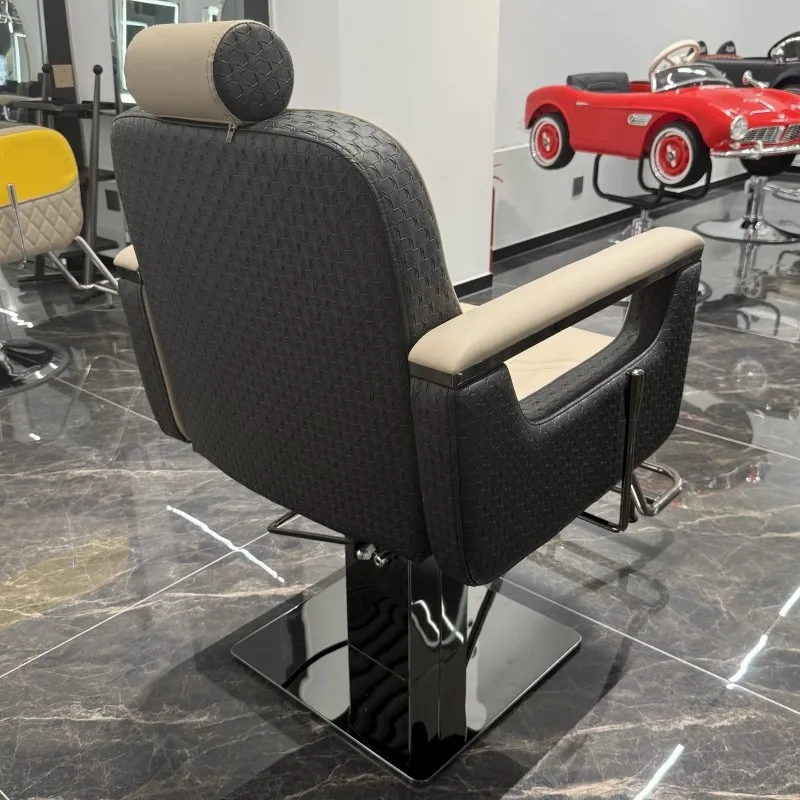 Premium Beauty Barber Chair Creative Aesthetic Premium Trendy Hairdresser Chair Modern Comfortable Sillon Barberia Furniture 4