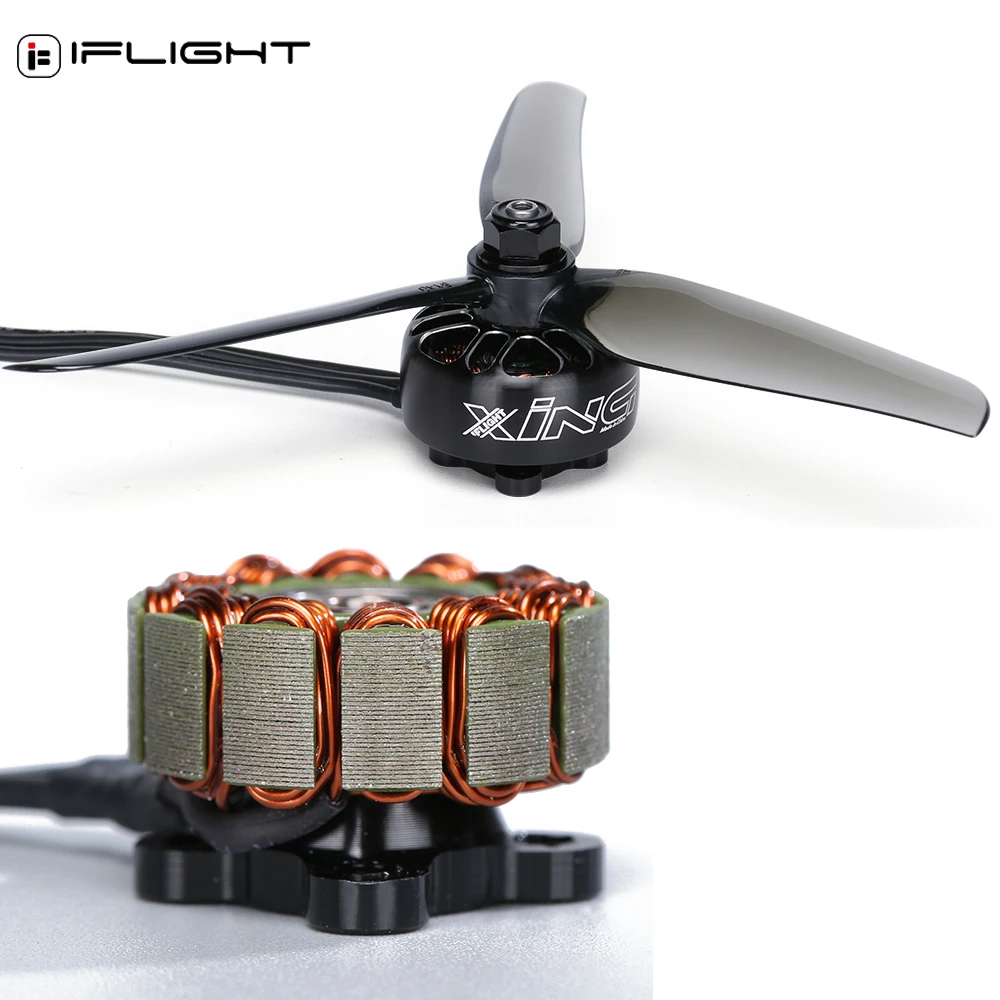 Iflight XING-E興e 2207 KV2750 KV2450 4s/KV1800 6s 4.0ミリメートルシャフトブラシレスモーターfpvレースドローンmulticopter quadcopter