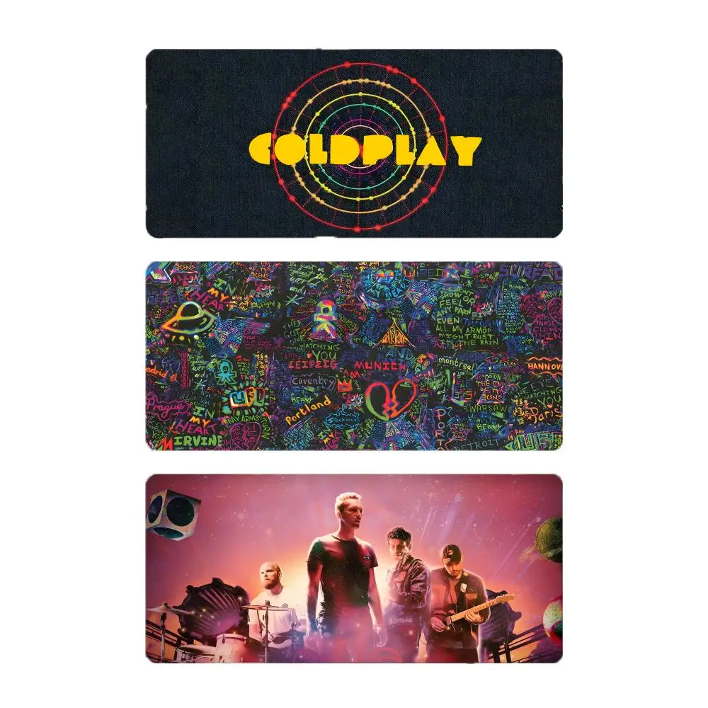 Rock Band Coldplay Mouse Pad Mousepad Large Gaming LockEdge Thickened PC Table Desk Mat