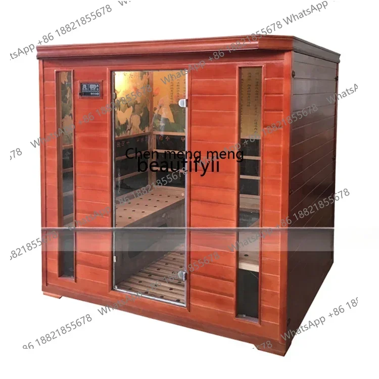 

cc182R Паровая комната Салон красоты Нанопот Паровая коробка Бытовая турмалиновая сауна Комната световой волны для физиотерапии