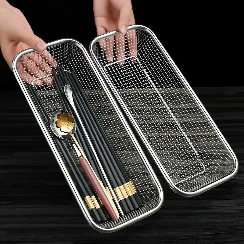 

Kitchen Chopstick Storage Box - Household Food-Grade Utensil Organizer