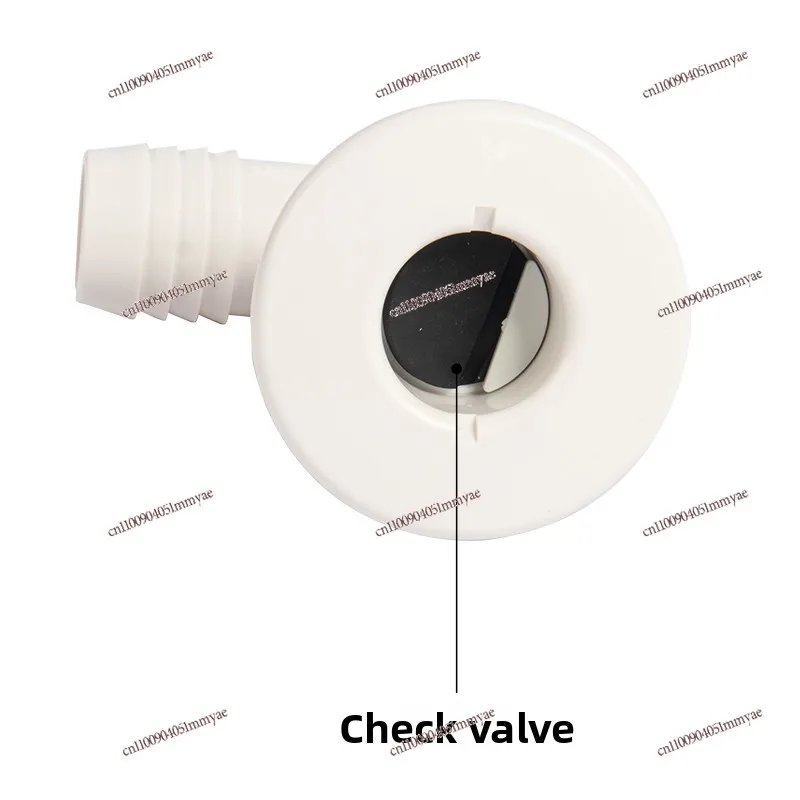90 ° marine drain, yacht bilge elbow outlet