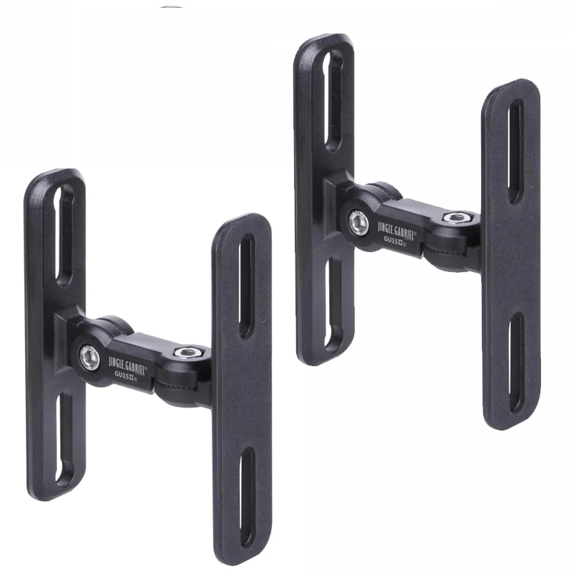 (1 Pair) GU15 Zinc Alloy universal zinc alloy Strong 15kg sound SPEAKER WALL bracket mount tilt swivel full motion