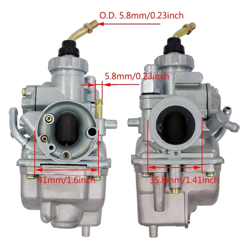 TTR125 Bộ Chế Hòa Khí + Nhiên Liệu Công Tắc Van Petcock Cho Yamahae TTR125 TTR-125 Carb Bộ Chế Hòa Khí 2000-2007 Yamahae Xe Máy TTR125LE