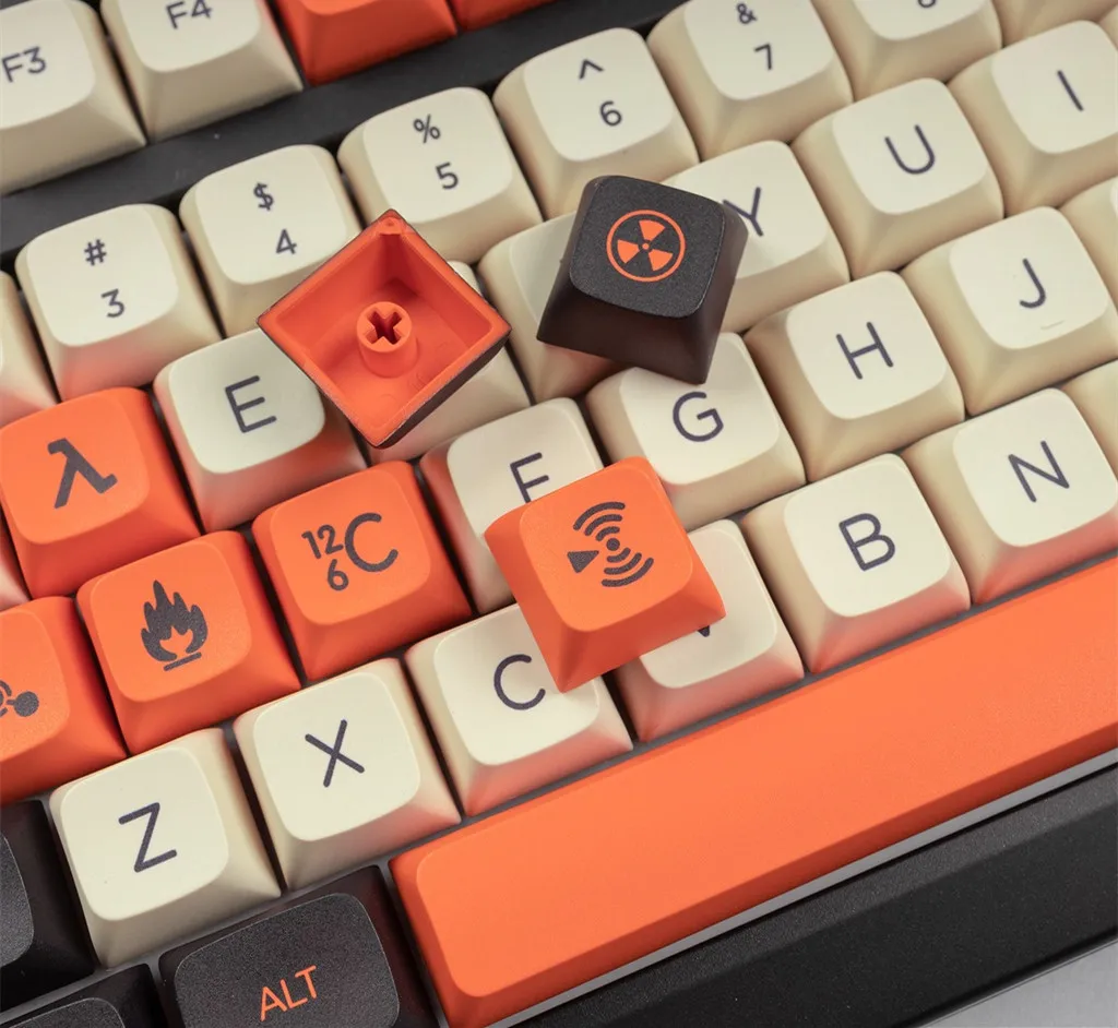 142 Keys/set Keycap Carbon XDA For Ikbc Cherry MX Annie Mechanical Keyboard for 64/84/87/104/108 Key