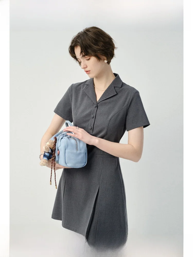 

Новая летняя женская платье-миди больших размеров с V-образным вырезом, А-силуэта, стройнящая, повседневная, для офиса, с коротким рукавом