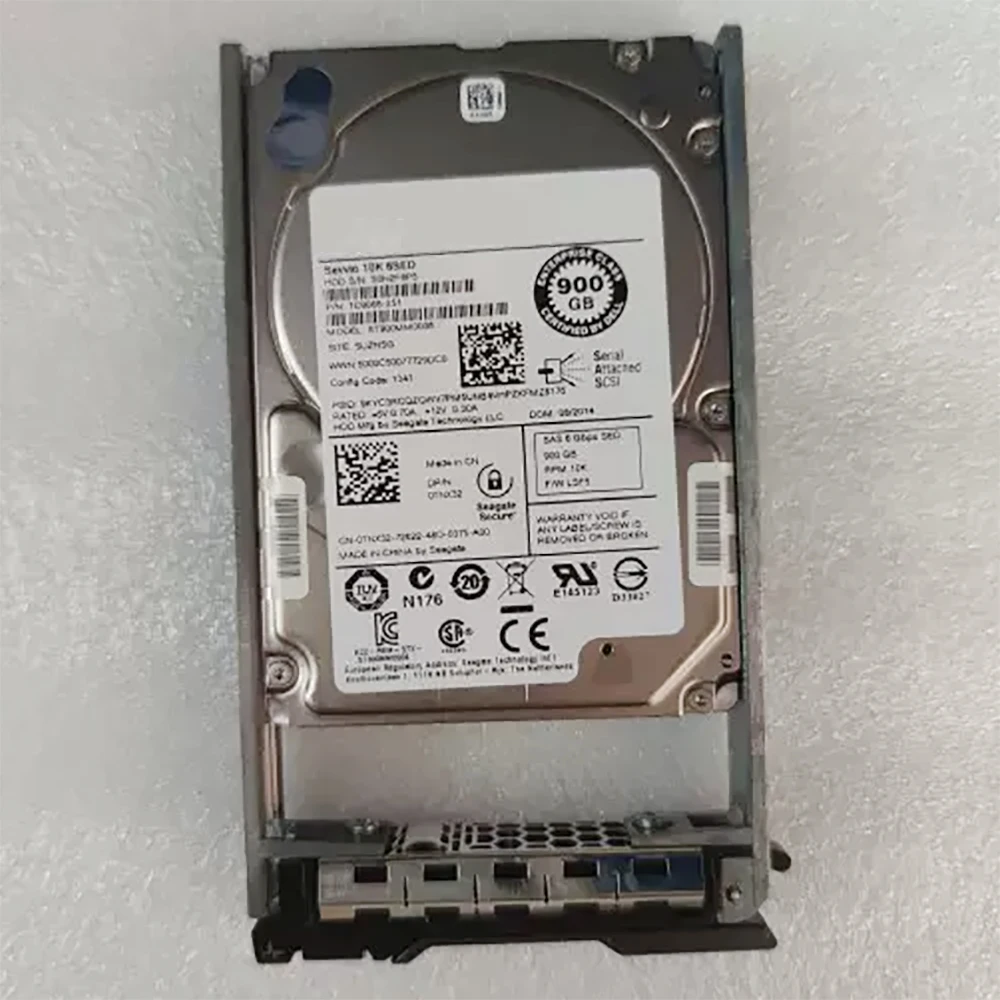 For DELL HDD 0TNX32 ST900MM0036 1C9066-251 2.5'' 900G 10K.6 SAS Hard Disk