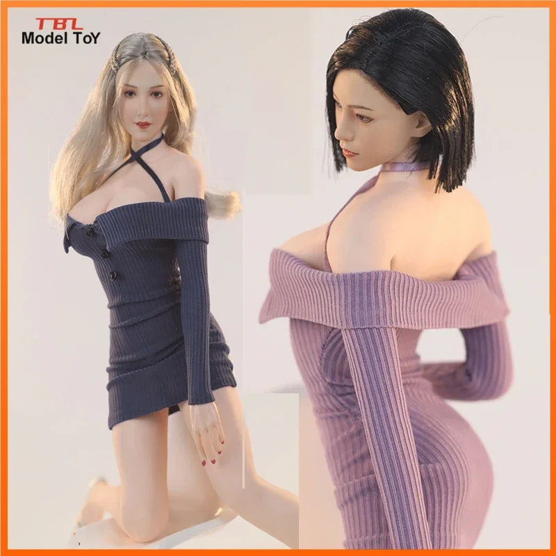 1/6 Scale Elegant Strapless Dress with Underwear Clothing Model Set for 12in Action Figure Tbleague PH S07 JIAOUL Doll Toys