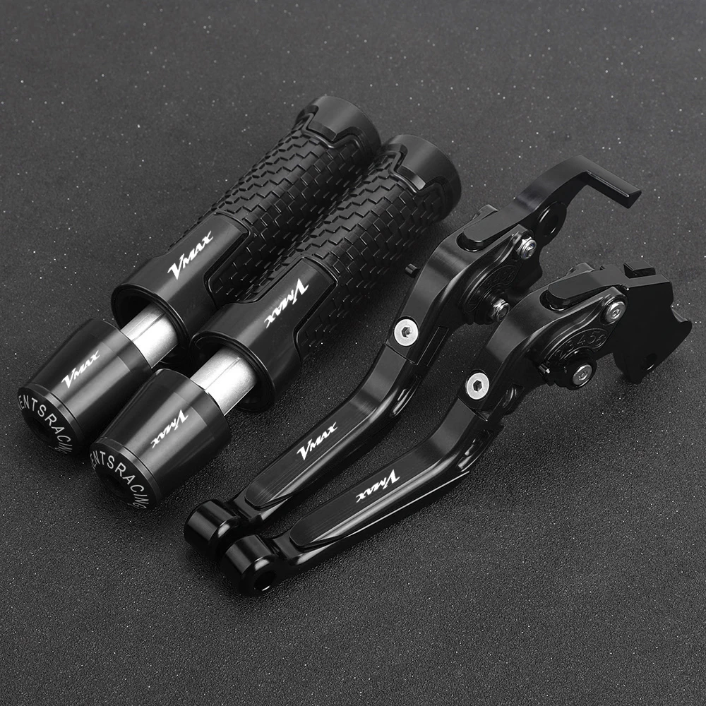 

For YAMAHA VMAX V-MAX 2009 2010 2011 2012 2013 2014 2015 2016 Motorcycle Handlebar Hand Grips Ends Handle Brake Clutch Levers