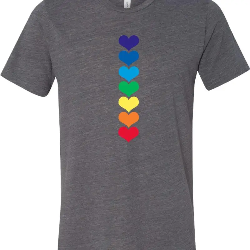 

Yoga T Shirt Heart Chakras Burnout