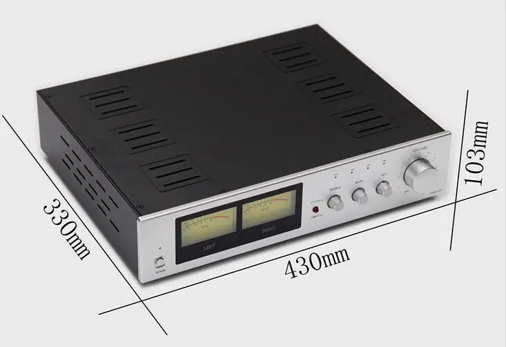 

A20 Field effect transistor HiFi high-power 200W+200W Merge amplifier with double meter